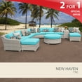 thumbnail image 2 of New Haven 11 Piece Outdoor Wicker Patio Furniture Set 11c, 2 of 7