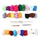 thumbnail image 4 of Kit de lana de fieltro con aguja itinerante de 25 colores para manualidades DIY principiantes, 4 of 12