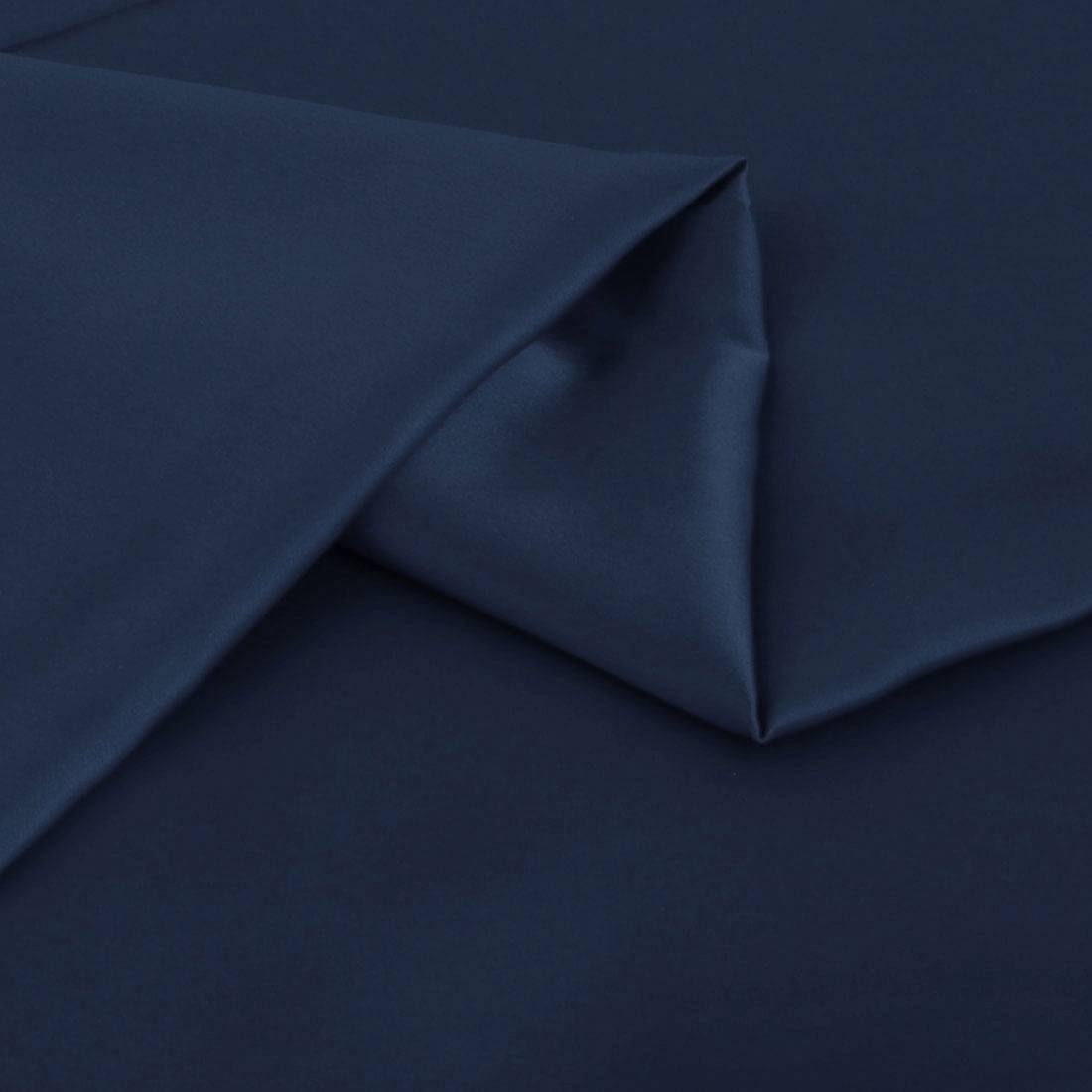 PiccoCasa 1pc Soft  Pillowcase 100% Silk Solid Pillow Case Non-Standard Navy Blue