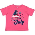 thumbnail image 3 of Inktastic 4th of July with Striped Stars Boys or Girls Toddler T-Shirt, 3 of 5