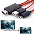 thumbnail image 2 of Yustda MHL Micro USB to 1080P HDMI HDTV AV Cable Adapter Cord for Samsung Galaxy Mega, 2 of 2