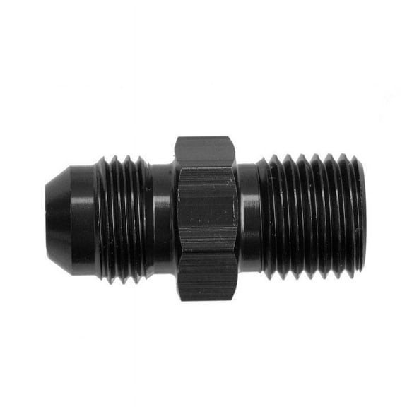 Red Horse Performance 8161-06-16-2 RHP8161-06-16-2 -06 MALE AN/JIC FLARE TO M16X1.5 INVERTED ADAPTER - BLACK