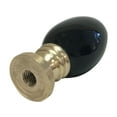 thumbnail image 2 of Royal Designs, Inc. Ceramic Egg Shaped Lamp Finial for Lamp Shade, F-5051BLK-1, Black, Single, 2 of 4