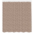 thumbnail image 2 of Ambesonne Dragonfly Shower Curtain, Tropical Wildlife Print, 69"Wx84"L, Warm Taupe, 2 of 4