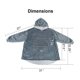 thumbnail image 3 of Manta perezosa navideña para niñossudaderas informales cálidasropa para el hogar Tmvgtek Para estrenar, 3 of 3