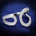 thumbnail image 1 of Women Rhodium 925 Sterling Silver Ring with AAA Grade CZ in Clear - Size 5, 1 of 1