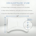 thumbnail image 5 of Core Products Cervalign Cervical Support Pillow, Very Firm Neck Support Roll with 6" Soft Sides, 5 of 5