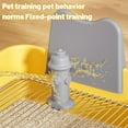 thumbnail image 4 of Indoor Plastic Dog Potty Training Tray with Urine Guide Column, Portable Pet Toilet for Puppies & Small Dogs, Easy Clean Designated Location, 4 of 7