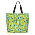 thumbnail image 1 of Balery Lemon1 Bolsa Tote Estilo Estético con Cremalleras, Bolsa de Hombro, Bolsa de Compras Grande y Plegable, 1 of 6