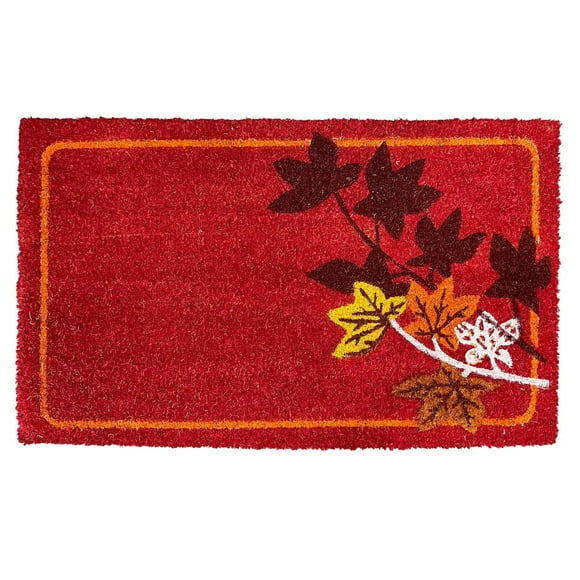 Floor Choice Coir Maple Leaf Door Mat