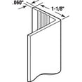 thumbnail image 2 of Prime-Line Produits MP10067 Cache d'Angle Perforé, 1-1/8 Po x 48 Po, Construction Vinyle, Blanc, 5 Pièces, 2 of 2