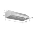 thumbnail image 2 of Ancona 36" Advanta Pro Elite Series Range Hood with 625 CFM and 3-Speed Electronic Controls, 2 of 7