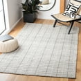 thumbnail image 2 of SAFAVIEH Vermont Zachary Striped Area Rug, Black/Ivory, 6' x 9', 2 of 8