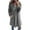 Gray, variant on Lenago Winter Jackets for Women Plus Size Mid-length Fall-winter Mink Hooded Plus-size Thick Faux Coat Winter Warm Outwear S-3XL