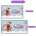 thumbnail image 5 of Hello Winter Labrador Retriever Smiling in Red Scarf Hat Welcome Christmas Desk Mat Full Keyboard Mouse Pad Lab Dog Lover Gifts Large Mousepad - 00017, 5 of 5