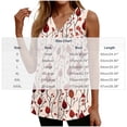 thumbnail image 2 of ZGRBOU Plus Size Floral Print Tank Tops for Women Summer Sleeveless V Neck T-Shirts Fashion Casual Loose Fit Tunics Shirts, 2 of 5