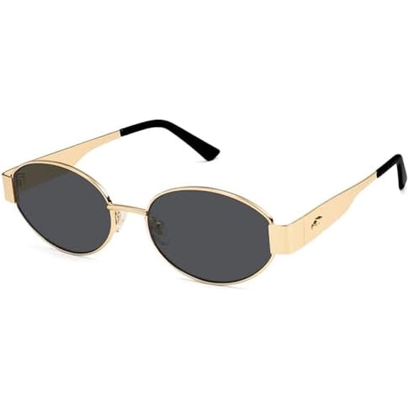 Retro Oval Sunglasses for Women Trendy Classic Shades UV400 Protection SJ1256