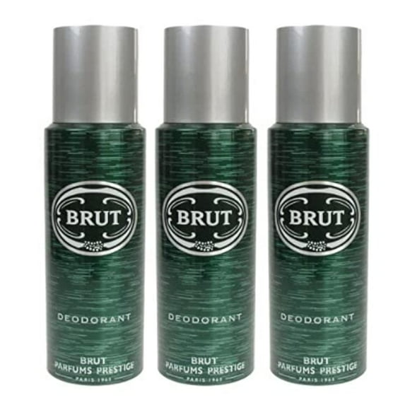Brut 3 X Original Deodorant Body Spray 200Ml For Men Faberge