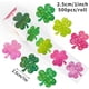 thumbnail image 3 of 500 pegatinas de trébol de cuatro hojas | Calcomanías de trébol de San Patricio de 3,8 cm para scrapbooking, manualidades y regalos | Pegatinas autoadhesivas de trébol verde para niños y escuela, 3 of 8