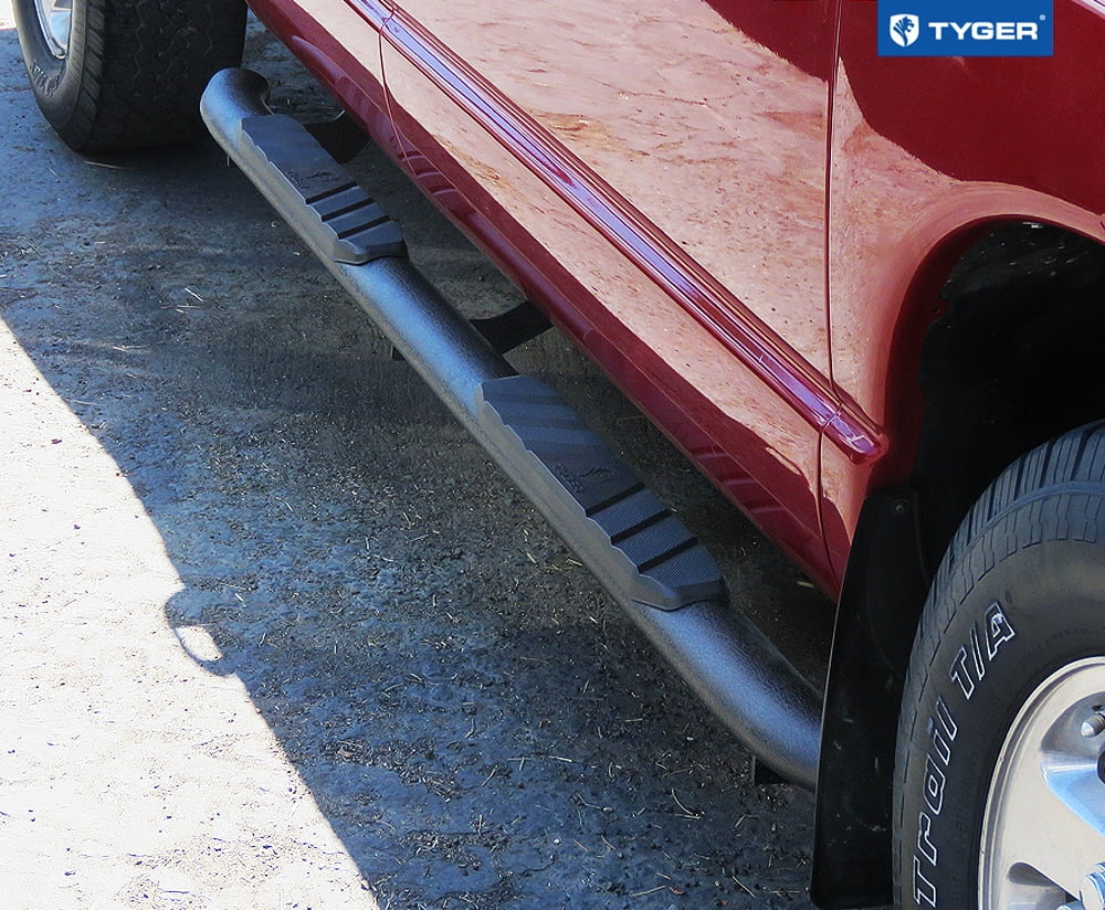 Tyger Auto 3.5" Rider Running Boards Compatible with 2002-2008 Dodge Ram 1500; 2003-2009 2500 3500 | Quad Cab | TG-SS2D35178 | Side Step Rail Nerf Bars
