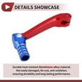 thumbnail image 4 of Folding Motorcycle Gear Shifter Lever for Honda CRF150F 2003-2017 Pedal Shift Lever Arm Red Blue Silver Tone 1 Pc, 4 of 6