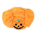 thumbnail image 2 of Sombrero de calabaza de Halloween para mascotas, gorro de Halloween ajustable suave para gatos, perros, conejos, 2 of 5