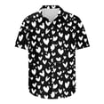 thumbnail image 5 of biudgviw Hawaiian Shirt for Men Lightweight Heart Print Graphic Tee Tops Summer Beach Short Sleeve Casual T Shirt S-XXXL, 5 of 5