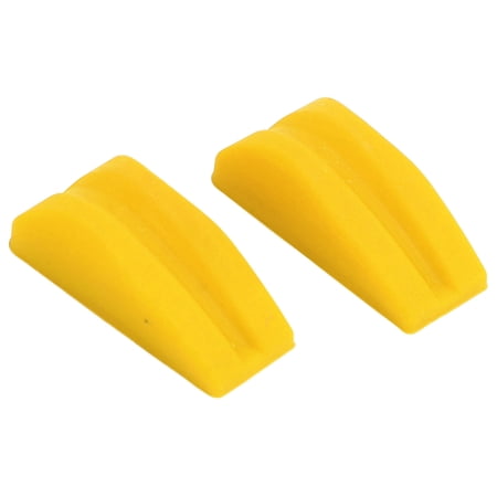 Suodoka 2Pcs Archery Bow Shock Absorber Rubber Vibration Reduction Lightweight String Groove Damper Yellow Stabilizer For Target Practice Hunting (2.36 inches / 6 cm)