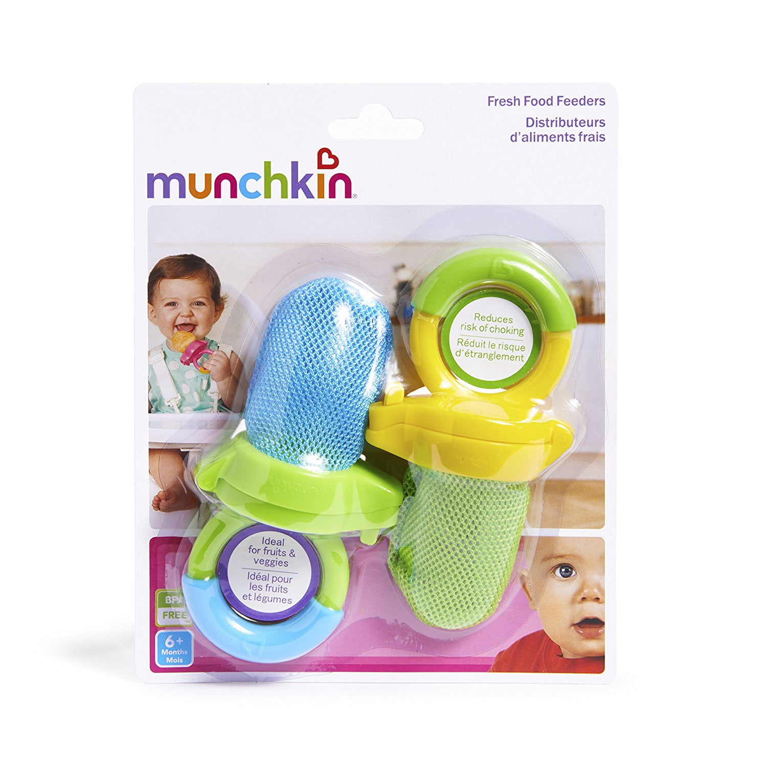 UK Seller, Baby Fresh Food Feeder With Easy Grip Handle Reduces Risk Of Choking 