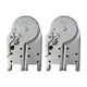 thumbnail image 1 of 2x de reemplazo de junta de escalera ajustable, junta de escalera telescópica plegable de de cerrojo de conector para accesorios de sujeción Zulema bisagra de escalera, 1 of 8