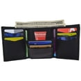 thumbnail image 5 of New V-Cut Mens Leather Trifold Wallet W/Card Holder 2855, 5 of 22