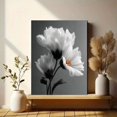 thumbnail image 6 of Black White Floral Canvas Print, Neutral Botanical Art For Living Room Office Gift Home Wall Decor Art, 6 of 8