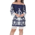 thumbnail image 6 of White Mark Women's Plus Size Uniss Dress, 6 of 7