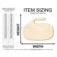 thumbnail image 2 of Unfinished Wood Curling Stone Shape 18" / 1/2", 2 of 3