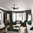 thumbnail image 2 of 50340-Hunter Fans-Grove Park 52 Inch Ceiling Fan with LED Light Kit and Wall Control-Matte Black Finish, 2 of 5