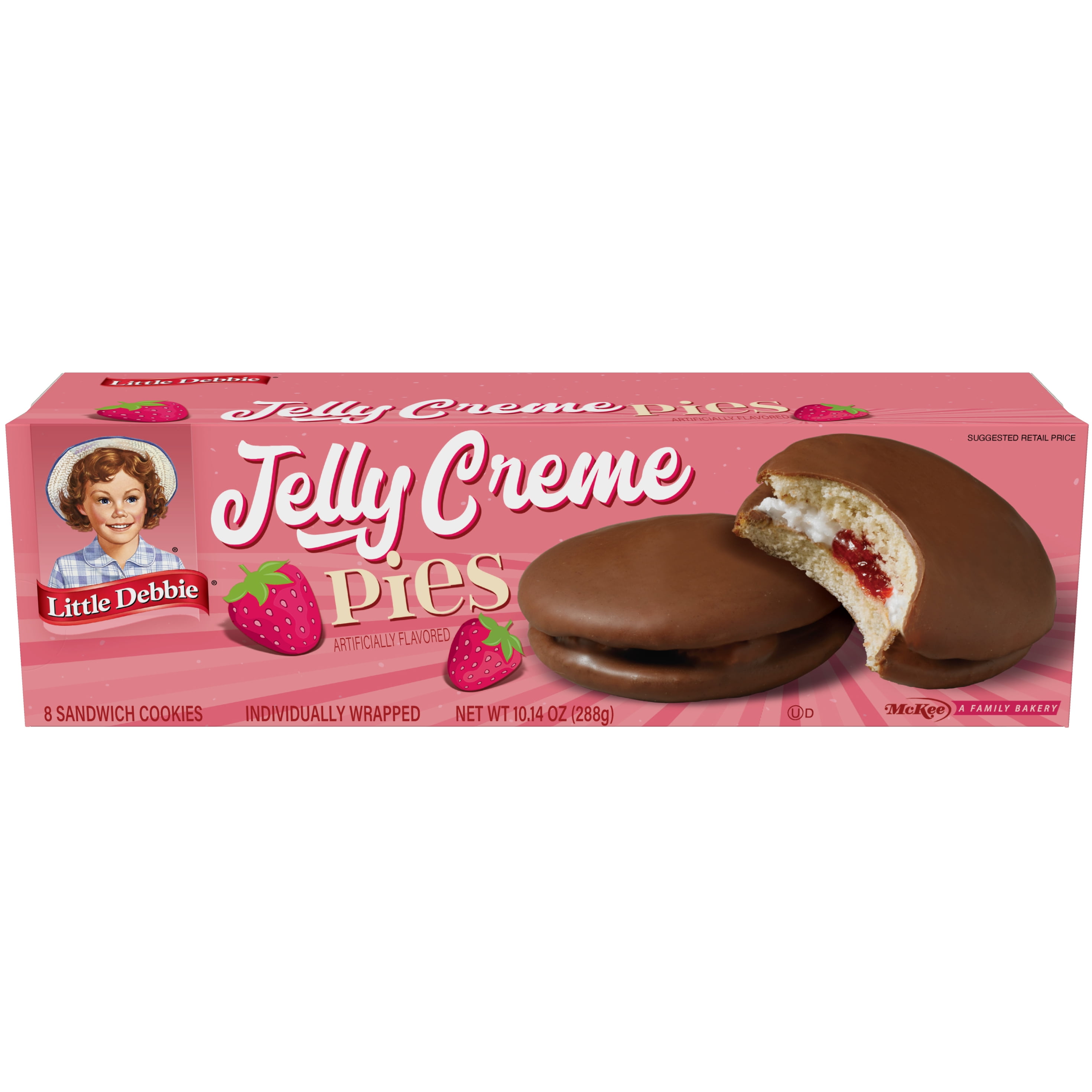 Little Debbie Jelly Crème Pies, 10.14 oz (8 count)