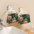 thumbnail image 6 of Beard Green Elf Pattern Dish Towels 6 Pack Kitchen Cleaning Dish Cloths Absorbent Reuseable Cleaning Cloths 11'' x 11'', 6 of 9