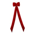 thumbnail image 4 of Fondo de adorno para árbol de Navidad con lazo de 59 pulgadas, decoración navideña versátil para bodas Lacre, 4 of 7