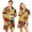 Army Green, variant on JULMCOMO Couples Matching Pajama Sets Fall Maple Leaf Print Button Down Casual 2 Piece Sets Color Block Plaid Soft Comfy Pajamas Ginger-Men 2XL