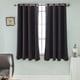 thumbnail image 1 of Cortina Opaca Termo BLESIY Decoración para Dormitorio Negro 52x63 pulgadas, 1 of 8