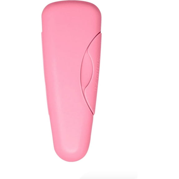 RADIUS Razor Travel Case, BPA-Free Recycled Plastic, Portable for Bathroom, School, Home, Camping - Pastel Pink