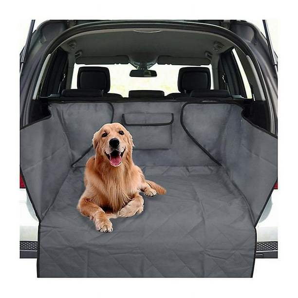 Dog Cargo Liner Non Slip Waterproof Anti Wrinkle Pet Liner Anti Scratch Tear Resistant Trunk Mat Washable Universal Car TR GRAY 132 x 99 x 43cm Walmart