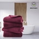 thumbnail image 3 of Juego de toallas de baño Cosy Family de microfibra, paquete de 4, color burdeos, 3 of 7