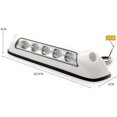 thumbnail image 5 of 12V RV LED toldo porche luz impermeable autocaravana lámparas de pared interiores barra de luz RV Van Camper blanco, 5 of 5
