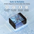 thumbnail image 5 of Type C Charger Block Fast Charging, Dual Port PD 25W Charger Block with 2pcs 6FT USB C to C Cable, USB C Block Wall Charger Adapter Charger Station Compatible for iPhone Samsung Android,Black, 5 of 6
