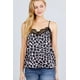 thumbnail image 1 of Blusa Tirantes Top Leopardo Rosa Encaje Camisola Satinada Active USA Talla Grande Active Basic T11464GR-2, 1 of 3