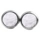 thumbnail image 3 of Pendientes de aro Minnieouse acero inoxidable incrustaciones de diamantes de imitación color blanco brillante, 3 of 6