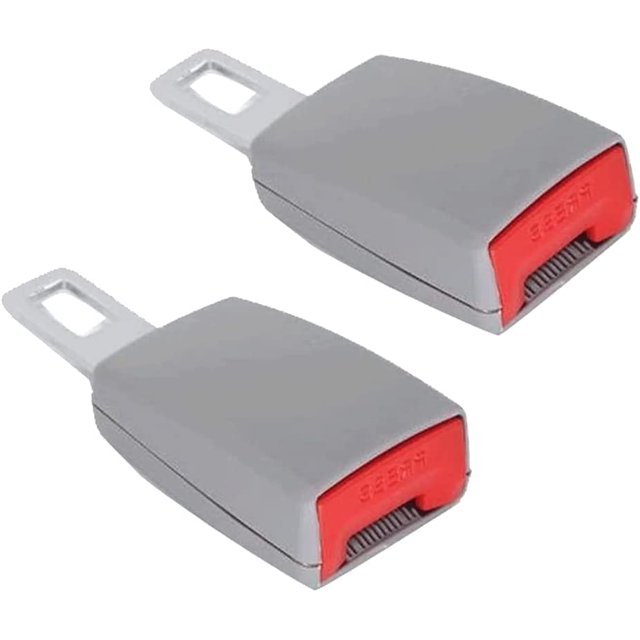 2 uds hebilla de cinturón de seguridad Clip de asiento de acero inoxidable hebilla de cinturón de seguridad de coche cierre de extensión de seguridad con silenciador ACTIVE Biensenido a ACTIVE