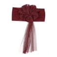 thumbnail image 2 of 10pcs Wedding Flower Chair Sashes Elastic Spandex Organza Chair Sash, 2 of 8