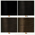 thumbnail image 2 of Full Shine 10 Inch Brown Clip in Hair Extensions Human Hair #4 Medium Brown  7Pcs 100 Grams Full Head Remy Hair for Women Adult, 2 of 9